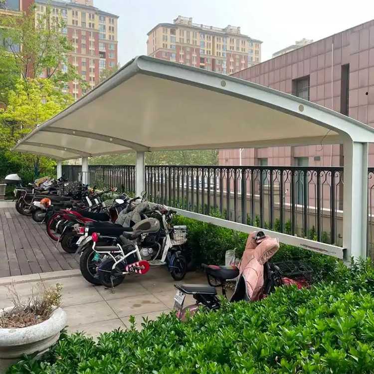 隆尧县膜结构电动车棚